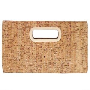 JNB Cork Top Handle Clutch - NWOT